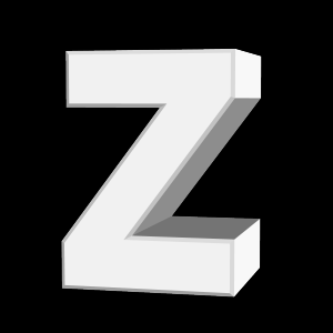 z, キャラクター, アルファベット - 高解像度3Dイメージ、グラフ、白背景、イラスト、ボタンなどすべて無料・会員登録必要なし・商業用利用可能