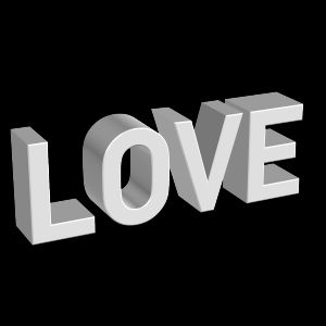 LOVE, 3D, bianco - High quality royalty free images resources for commercial and personal uses. No payment, No sign up.