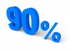 90%, パーセント, 販売 - 高解像度・大きいサイズのイメージをダウンロードするためにはクリックして下さい。