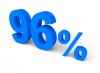 96%, パーセント, 販売 - 高解像度・大きいサイズのイメージをダウンロードするためにはクリックして下さい。