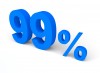 99%, パーセント, 販売 - 高解像度・大きいサイズのイメージをダウンロードするためにはクリックして下さい。
