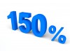 150%, パーセント, 販売 - 高解像度・大きいサイズのイメージをダウンロードするためにはクリックして下さい。