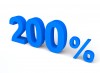200%, パーセント, 販売 - 高解像度・大きいサイズのイメージをダウンロードするためにはクリックして下さい。